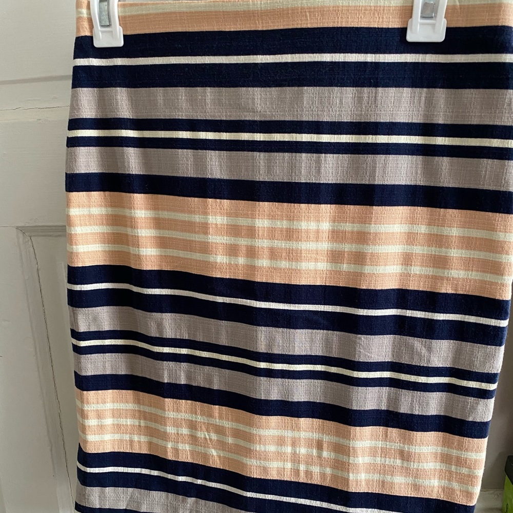 Ann Taylor striped pencil skirt